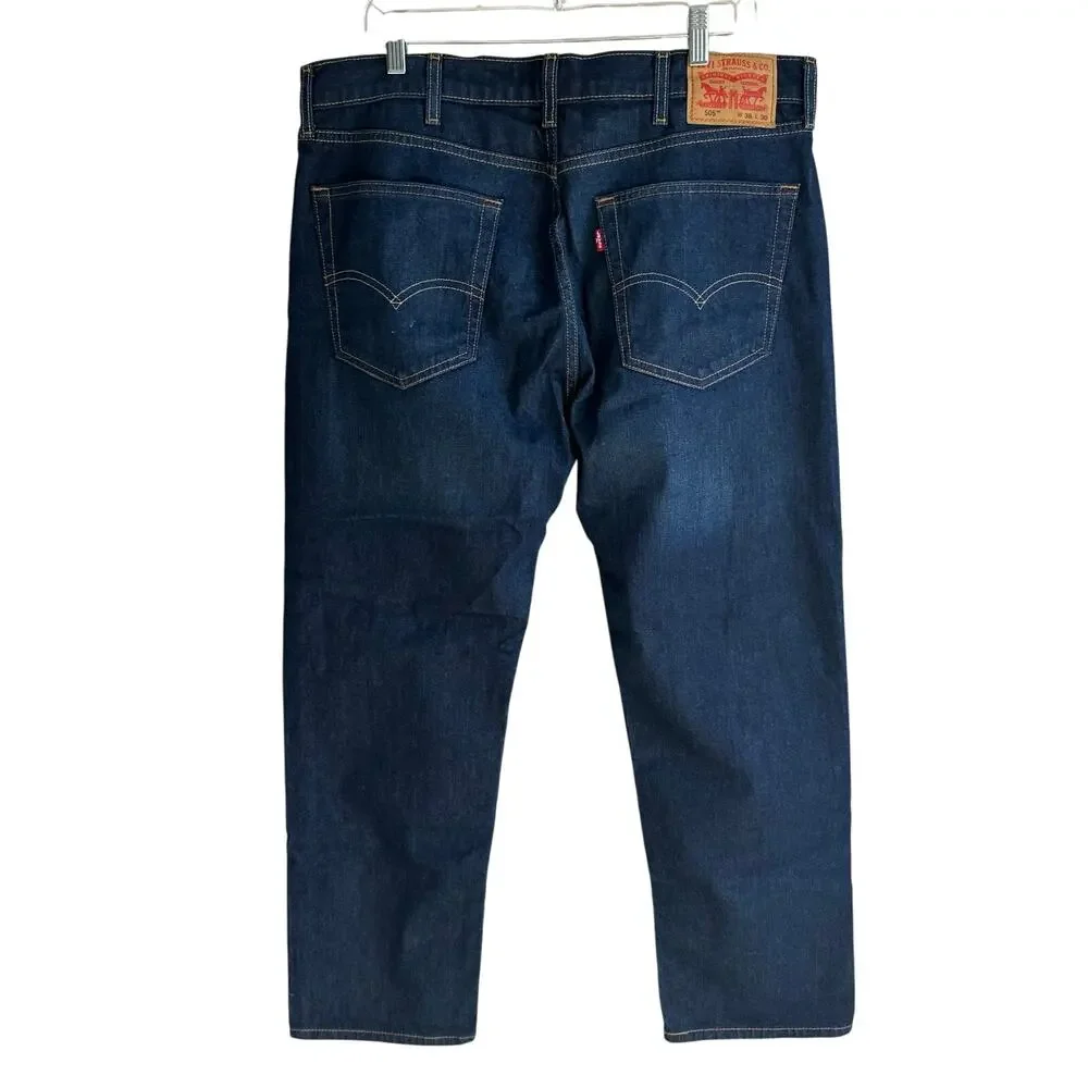Levi's 505 Regular Fit Jeans 505 stretch 38x30
